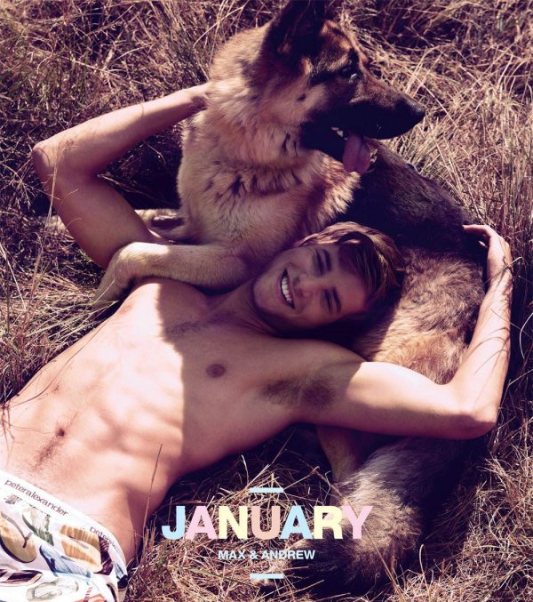 мужчины и животные