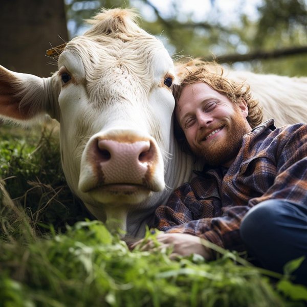 довольный фермер