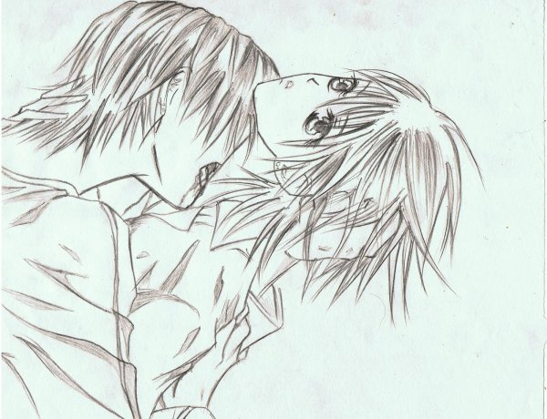 аниме рисунки для срисовки парни