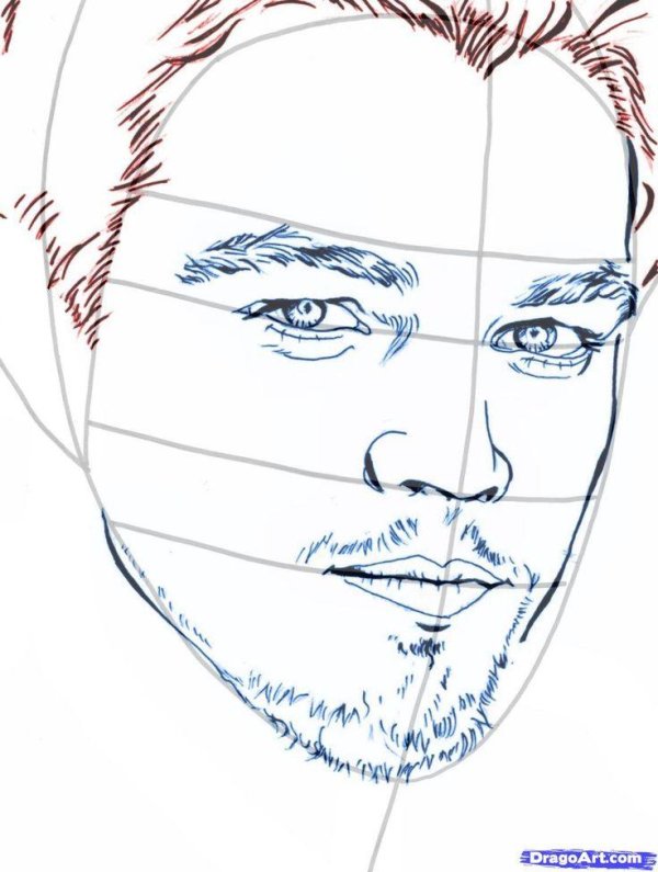 леонардо ди каприо рисунок