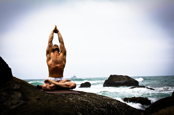 йога поза лотоса