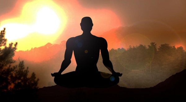 самурай медитирует