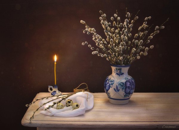 натюрморт с вербами