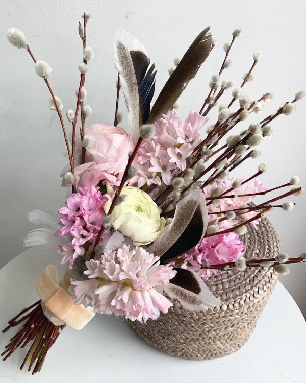 букет с вербой