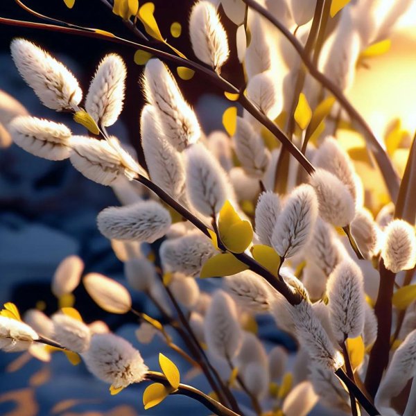 весна верба