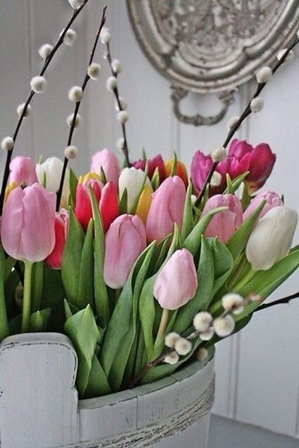 весенние букеты