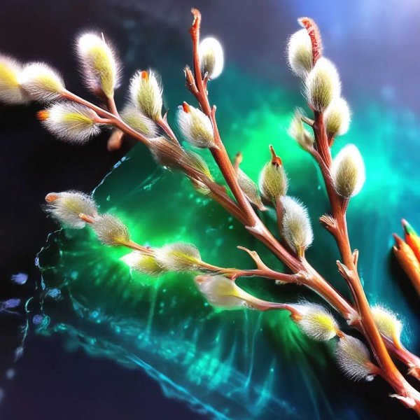 верба рисунок