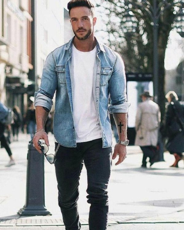 модные мужские луки