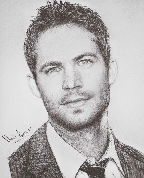 пол уокер рисунок