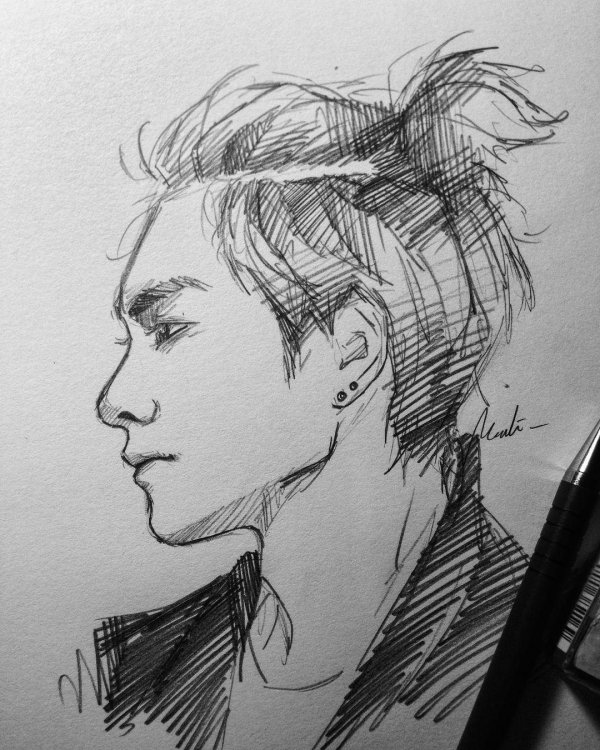 скетчи shooki bts