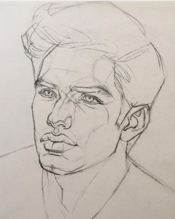 портретные наброски