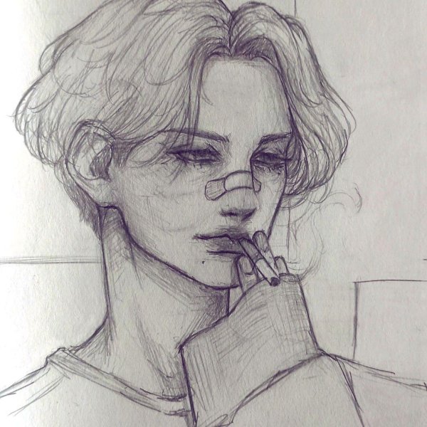 скетчи карандашом