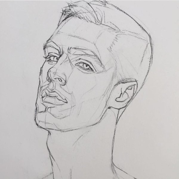 портретные наброски