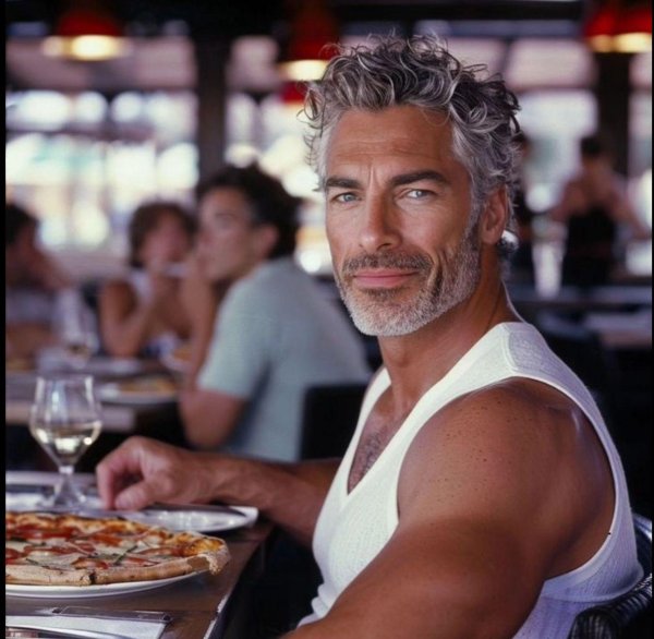 седовласый мужчина