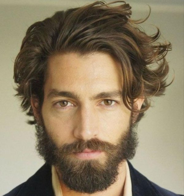 мужское прическа