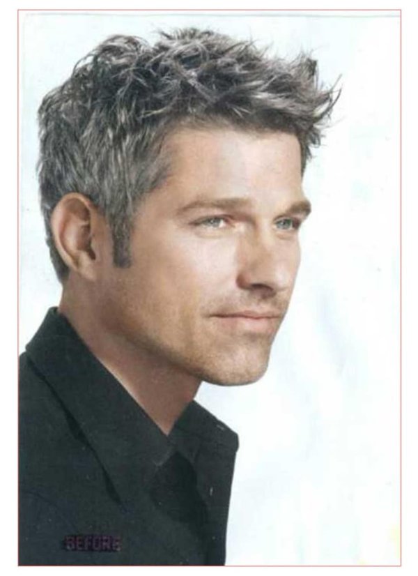 мужское прическа