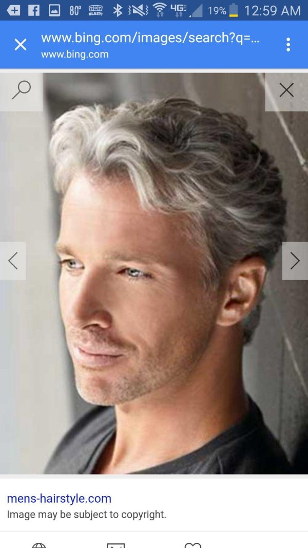 причёски для седых волос мужские