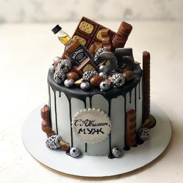 оформление торта для мужчины
