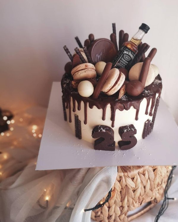 украшение торта для мужч