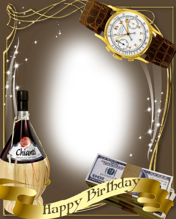 рамка для поздравления мужчине