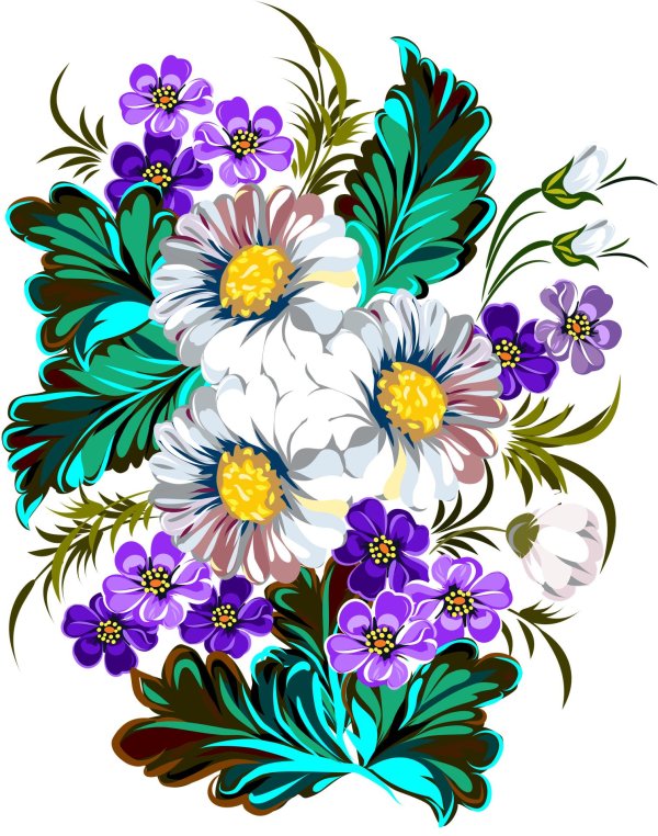 цветочные орнаменты