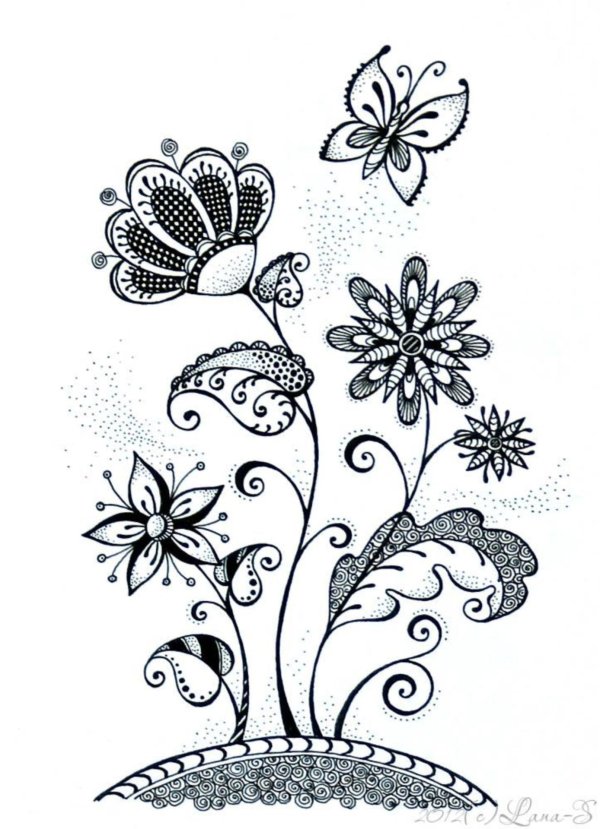 дудлинг и зентангл