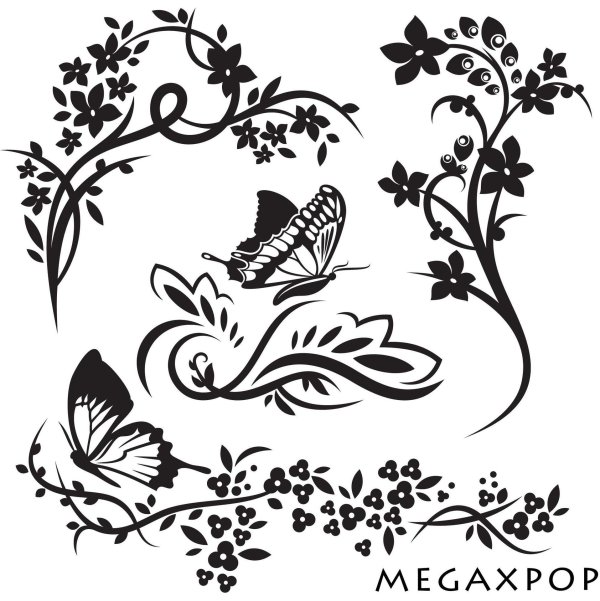 пескоструйный рисунок бабочки