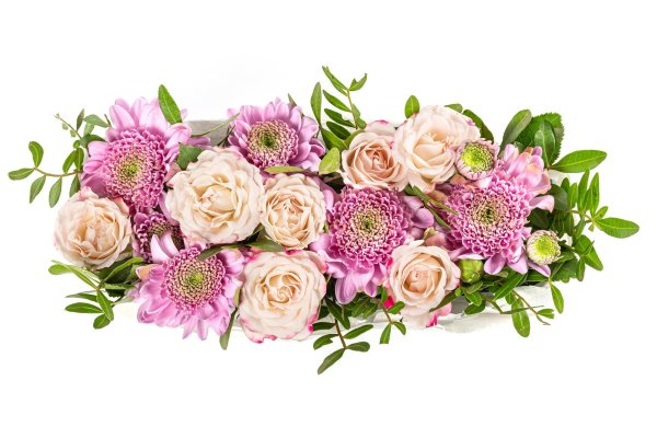 красивые букеты на белом фоне