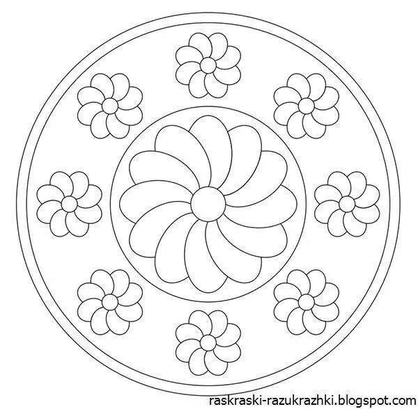 трафареты для росписи тарелок