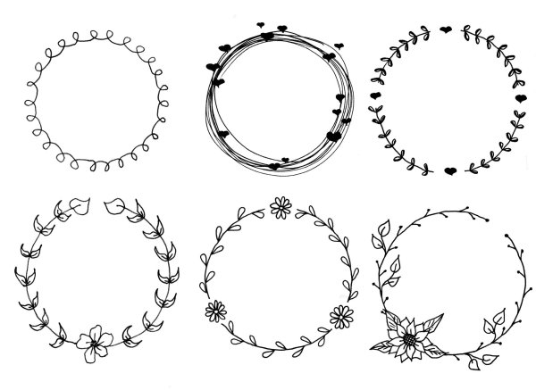 круглая рамка