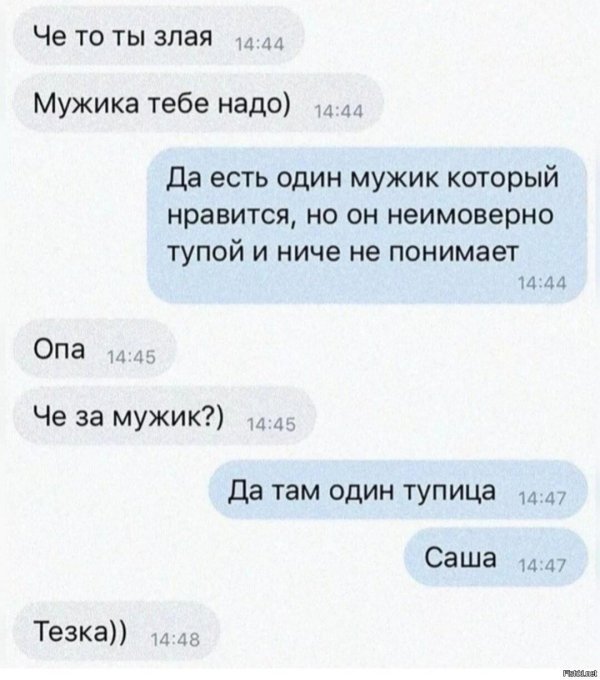 саша тупой