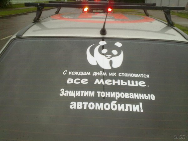 тонированный автомобиль