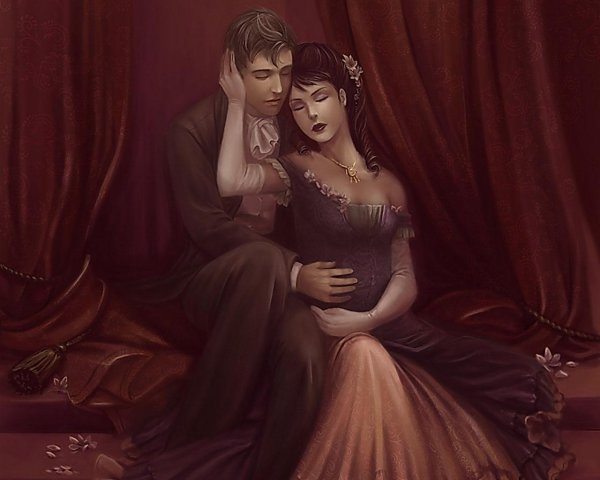 мужчина и женщина арт