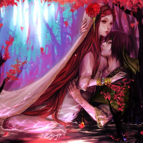 красивые аниме пары