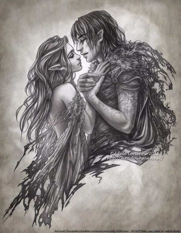 фэнтези карандашом