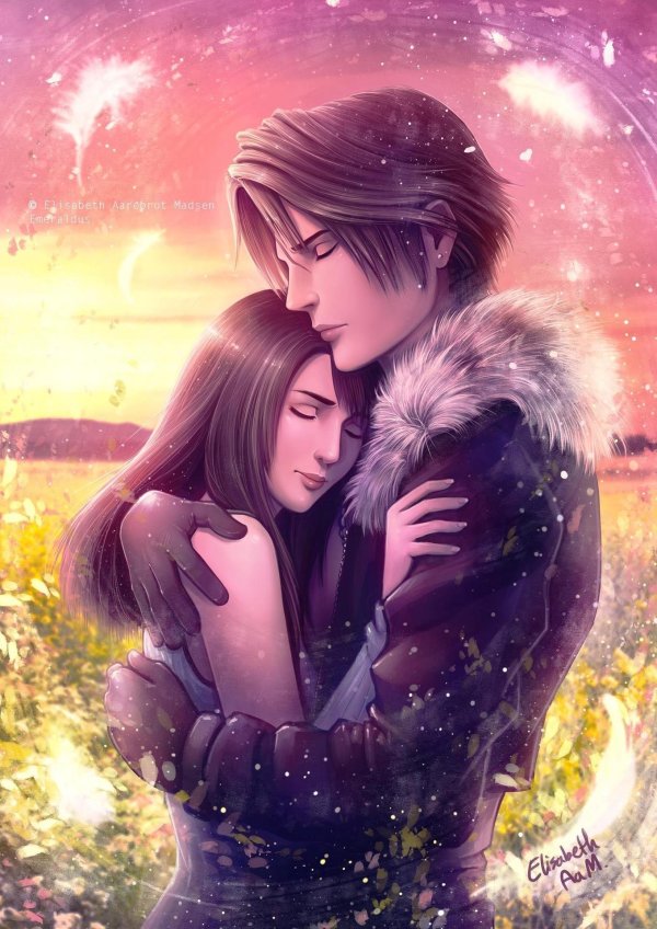 арт девушка и парень