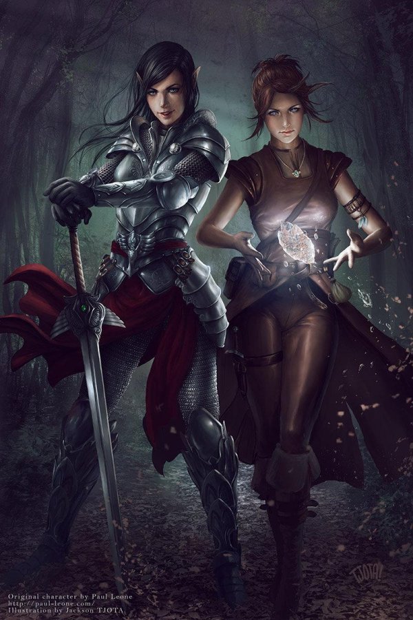 женщина наемник фэнтези