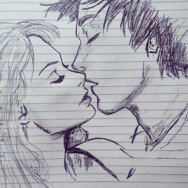 рисунки для срисовки любовь