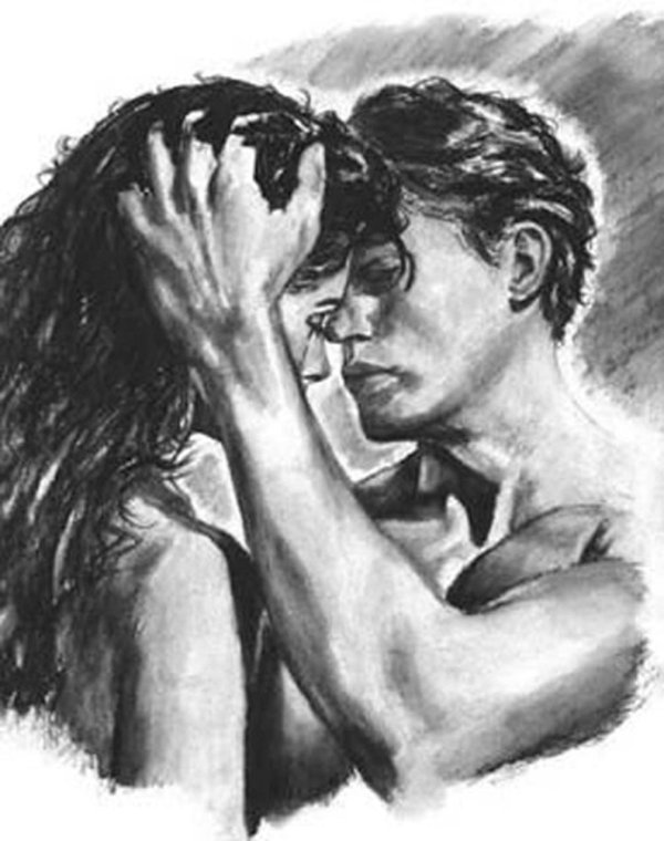 вышивка влюбленные