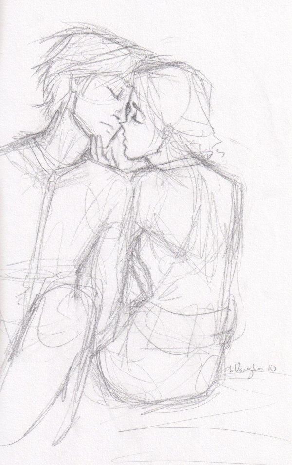 рисунки влюбленных пар карандашом