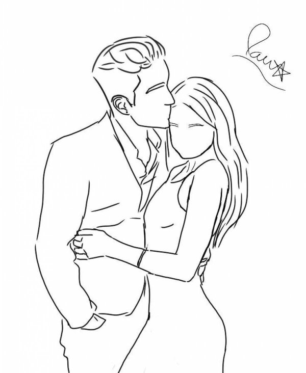 раскраска пара