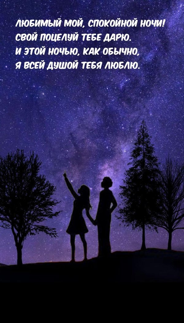 спокойной ночи любимая