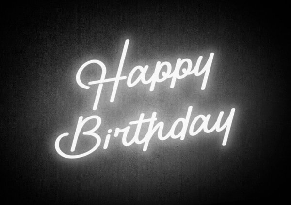 хэппи бездей надпись