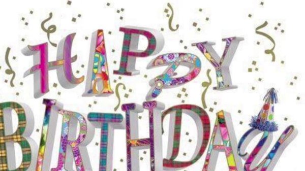 хэппи бездей надпись
