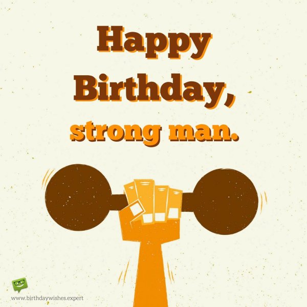 happy birthday for man