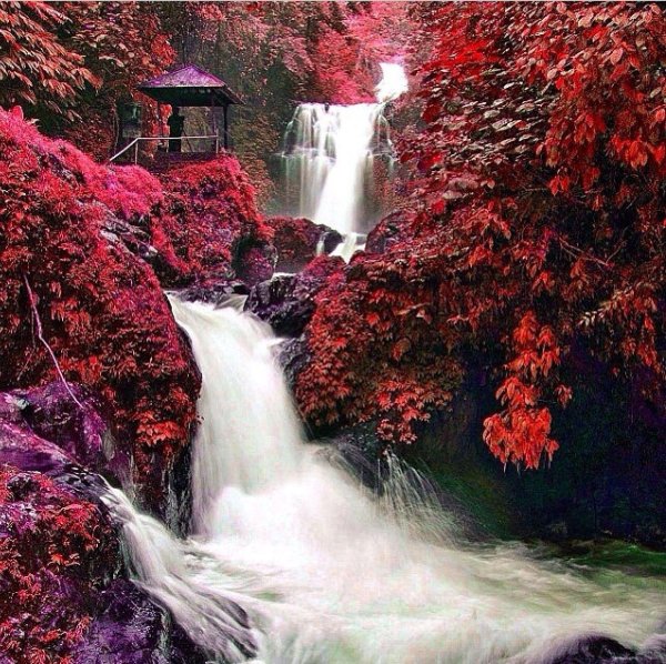beautiful waterfall