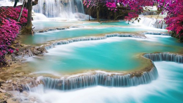 красивые пейзажи с водопадами