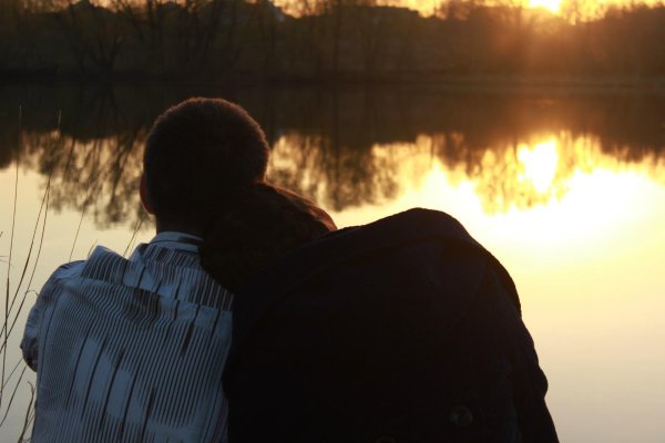 влюбленные на рассвете