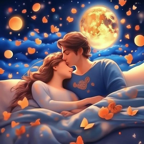 целую спокойной ночи