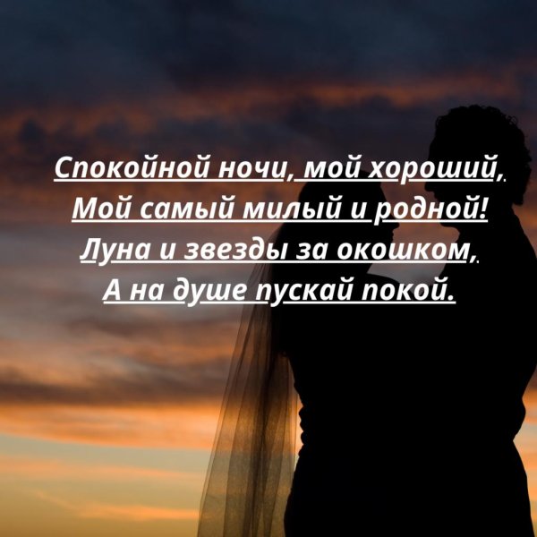 спокойной ночи любимому мужчине